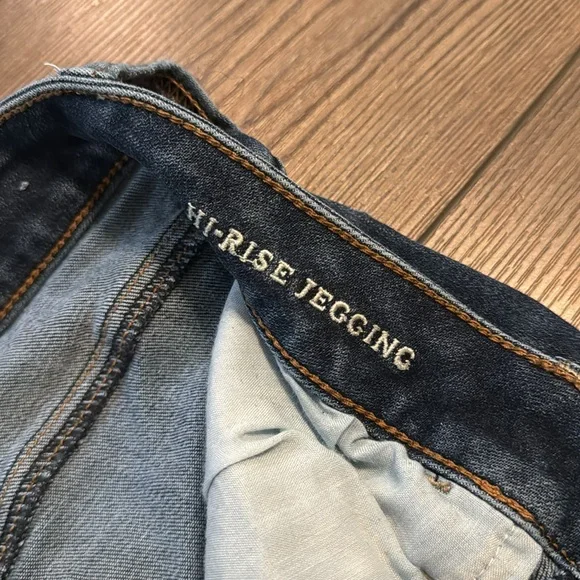 AEO High Rise Jegging-Dark Wash - Picture 3 of 5